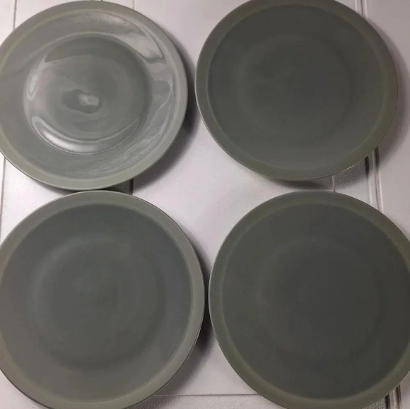 Vera Wang Vera Gradients Wedgewood England 1759 Green 4 Plates Salad/Dessert - Picture 2 of 13
